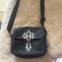 早い者勝ち‼️TRAPSTAR ブラックショルダーバッグ