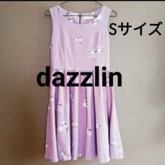 【半額】dazzlin 花柄　ノースリーブワンピース