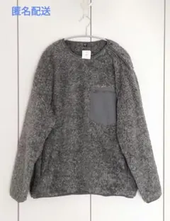 ユニクロ　フリース　グレー　XL　メンズ