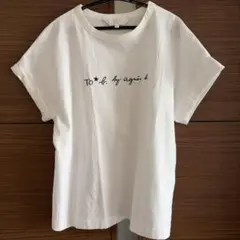 TO★b. by agnès b. ホワイトTシャツ 38