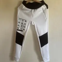 Under Armour ジャージパンツ M ホワイト・ブラック