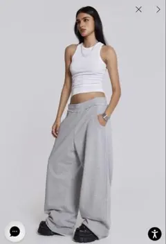 Jaded London Grey Baggy Monster Joggers