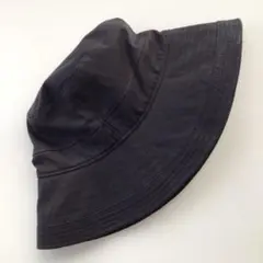 黒いバケットハット 綿100%