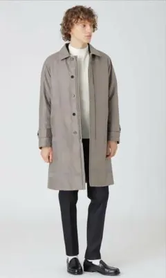 新品未使用　ステンカラーコート　ベージュ　L ブラックレーベル