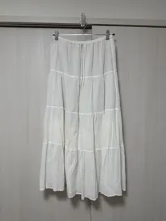GU ティアードマキシスカート