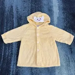 ミキハウス バスローブ タオル イエロー