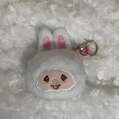 Monchhichi うさぎ マスコット キーホルダー ガチャガチャ