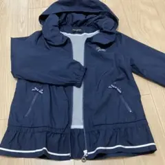 pom ponetteフード付きジャケット ネイビー　130センチ