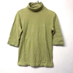 Pearly Gates パーリーゲイツ ストライプ トップス タートルネック