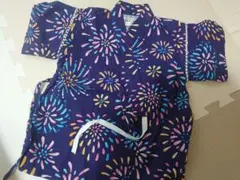 くろわっさんすべべ 甚平セット 90cm