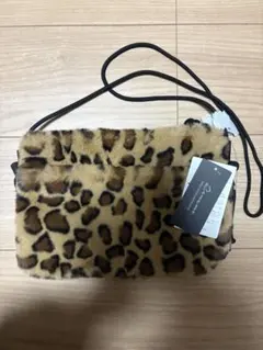 ヒョウ柄ファーショルダーバッグ　luv様用