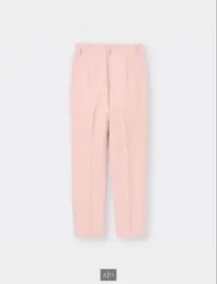 【新品未使用】GUハイウエストテーパードパンツ　ピンク