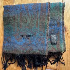 renoma ウール100% マフラー ドイツ製／ヘリンボーン