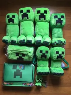 マインクラフト ブロックBIGぬいぐるみ 7点セット マイクラ クッション
