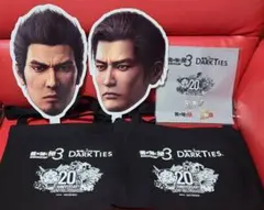 TGS2025 龍が如く3極 お面 サコッシュ2個 クリーナーセット