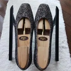 【美品セール！】FRESCA ファブリックパンプス 23.5cm木型付き