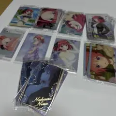 五等分の花嫁　ウエハースカード　二乃　9種22枚セット