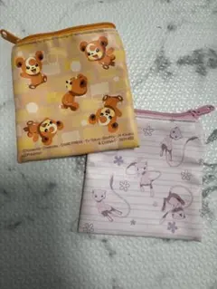 ポケモン ミニポーチ 2点セット ヒメグマ ミュウのサムネイル