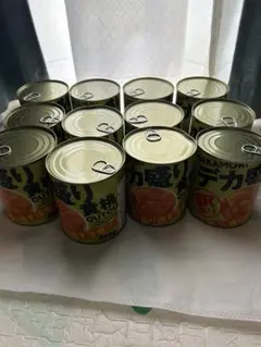 デカ盛り缶詰 まとめ売り/みかん 白桃 黄桃 - メルカリ