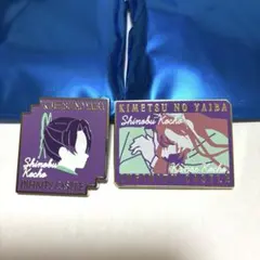 劇場版鬼滅の刃無限城編　胡蝶カナエ・胡蝶しのぶ　胡蝶カナエピンバッジ　セット品