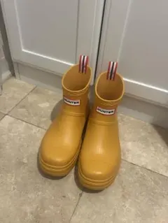 HUNTER レインブーツ オレンジ UK4 23cm