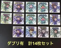 ファミマ限定　忍たま乱太郎マンチョコ　まとめ売り14枚　忍たま　シール