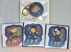 鬼滅の刃 花火大会 蓄光アクリルチャーム ステッカー 実弥 玄弥 炭治郎