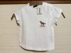 【新品未使用 タグ付き 】クレードスコープ　恐竜ボーダー半袖Tシャツ　80サイズ