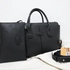 トッズ　Diバッグ スモール　ハンドバッグ　トートバッグ　ショルダーバッグ　黒のサムネイル