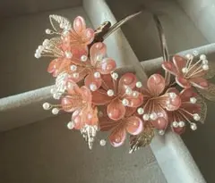 ♡春限定♡ 露をまとった椿デザイン❣️ かんざし ・髪飾り・ハンドメイド