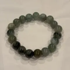 高品質 グリーンマイカブレスレット♡No.4 10.5mm～11.2mm - メルカリ