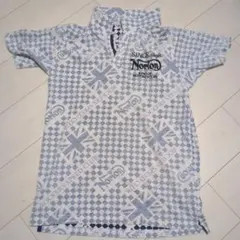 【Norton】ノートン 総柄 ポロシャツ XL 刺繍のサムネイル