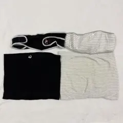 ピジョン 妊婦帯　2セット Mから Lサイズ 腹帯　ブラック無地　グレー