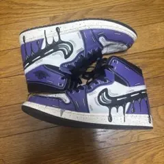 Nike Air Jordan 1 赤/白/青 ハイカット パテント艶消し加工 - メルカリ