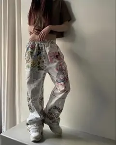 plum vintage キッチンクロスパンツのサムネイル