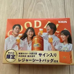 【未開封品】KIRIN GOOD ALE サイン入りレジャーシートバッグ付き