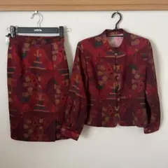 mydol 東京スタイル　ボルドー　セットアップ　ジャケット　スカート