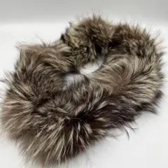 訳あり ミンクファー マフラー ショール 毛皮 毛革 皮革 ブラウン