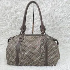 美品✨バーバリーブルーレーベル ミニボストン バッグ ノバチェック ホースロゴ