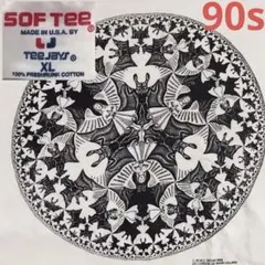超レア 1990年製 エッシャー escher ヴィンテージTシャツ サークル