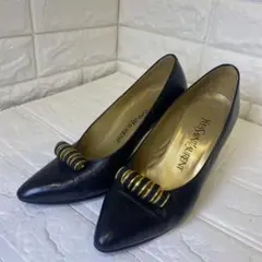 い*せ様 Yves Saint Laurent ブラックパンプ341/2