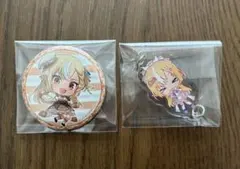 不知火フレア　缶バッジ　アクリルキーホルダー