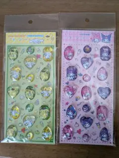 【国内正規品】サンリオ ストーンシール　プリン　シナモン　クロミ　マイメロ