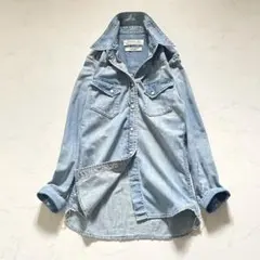 【美品】レミレリーフ ウエスタンシャツ デニムシャツ 稲葉浩志着用モデル Mのサムネイル