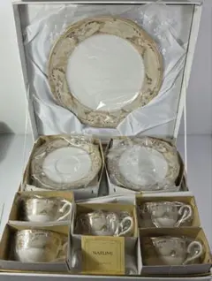NARUMI カップ・ソーサーセット 花柄 ティータイムセット 新品