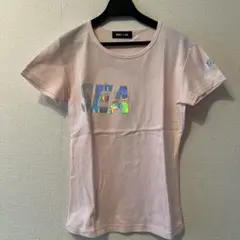WIND AND SEA Tシャツ ピンク ホログラムロゴのサムネイル