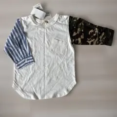 新品branshes 長袖カットソー クレイジーパターン 130