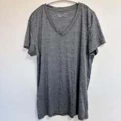 アンダーアーマー ヒートギア Vネック Tシャツ グレー XL 1299590