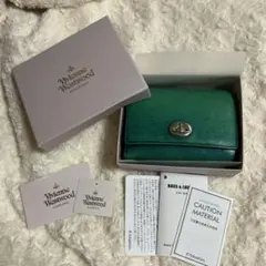 Vivienne Westwood 三つ折り財布 グリーン