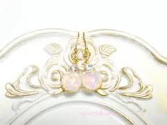 京都オパールのドロップピアス 匿名配送